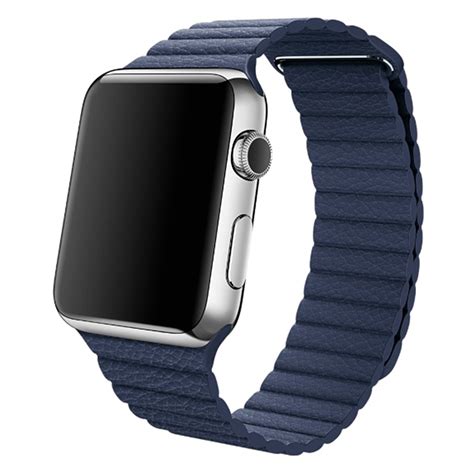 apple leather magnetic watch band